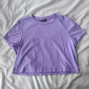 SHEIN Baby Tee ~ Purple M
